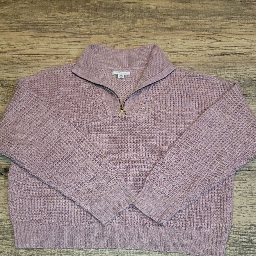 American Eagle Quartrr Zip Sweater M